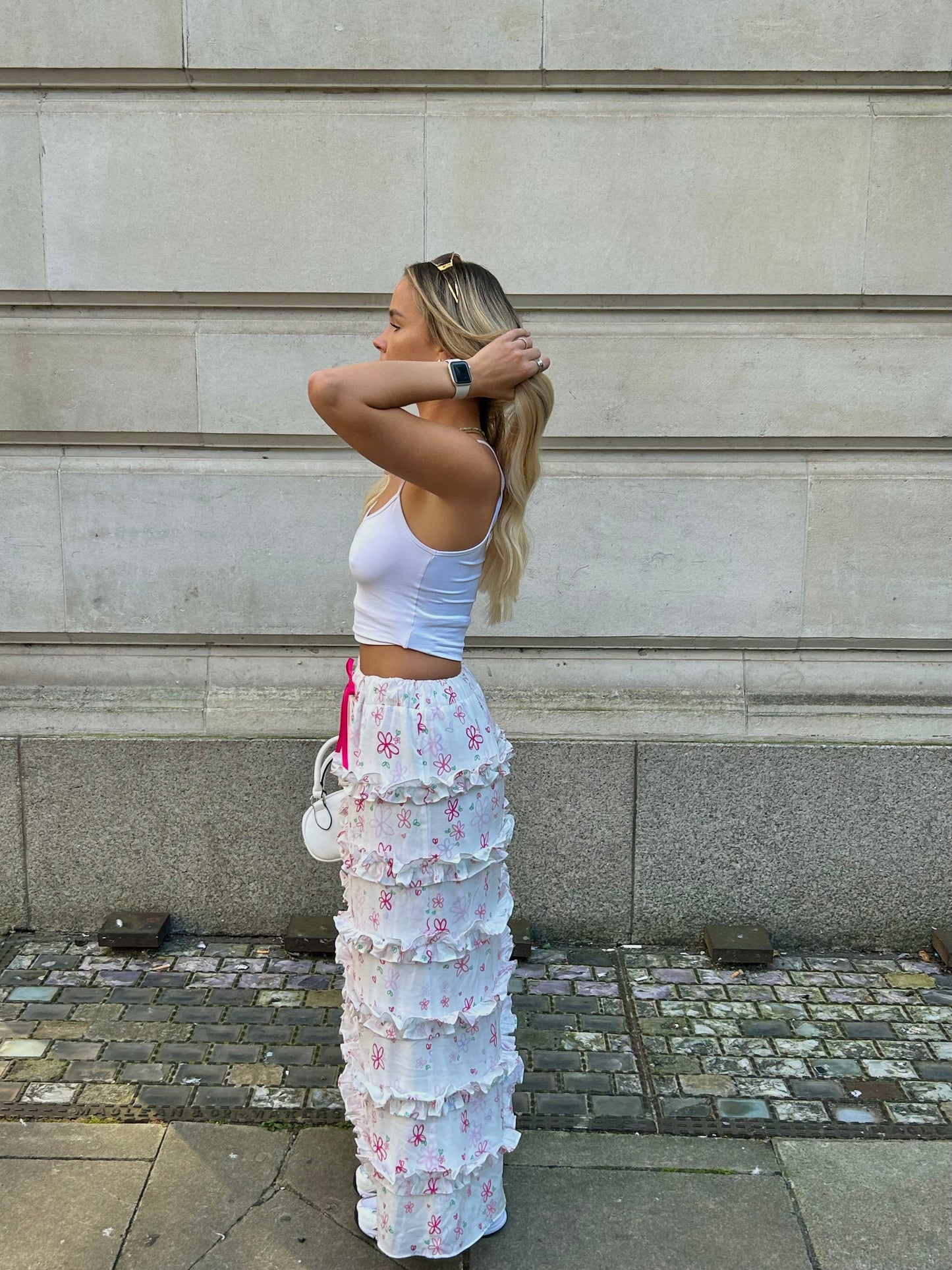 Pink Hibiscus Maxi